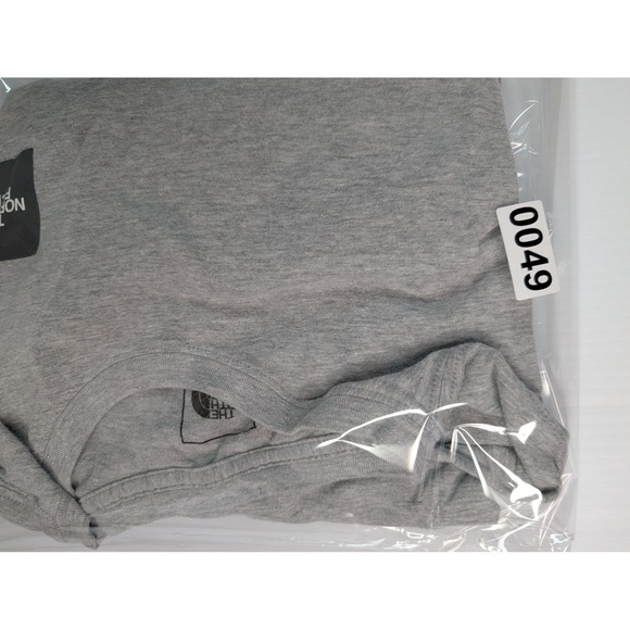 The North Face Mens Large Heather Gray Short Sleeve Box Logo Graphic T-Shirt - Picture 7 of 7